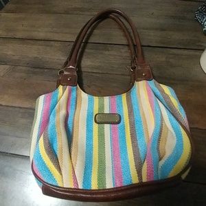 Relic multi colored shoulder bag